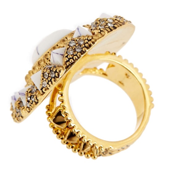 {MARI} House of Harlow 1960 Ruins Cocktail Ring - Picture 6 of 8